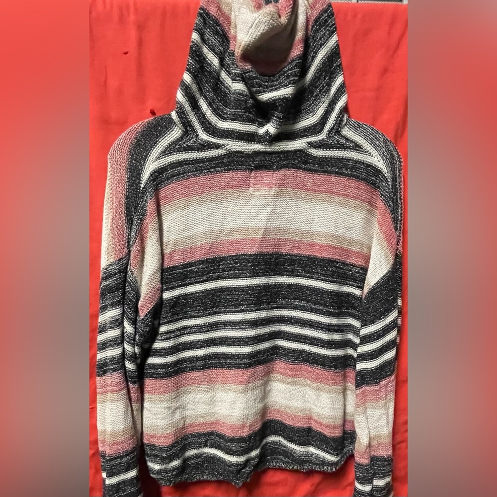 Large Billa Bong multi colored knit sweater.